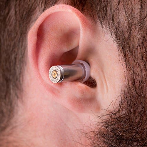 אטמי אוזניים 9 ממ | נשיאה נשיאה | הגנה על אוזניים טווח | ניקל מ- Lucky Shot